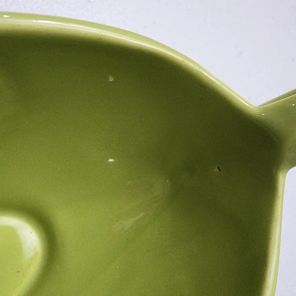 Rare Rhythm Homer Laughlin Gravy Sauce Boat Chartreuse Made In USA 1956